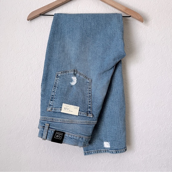 CURRENT ELLIOTT C/E Original Boyfriend Jeans Whitewashed Sunny Destructe… - Picture 9 of 9